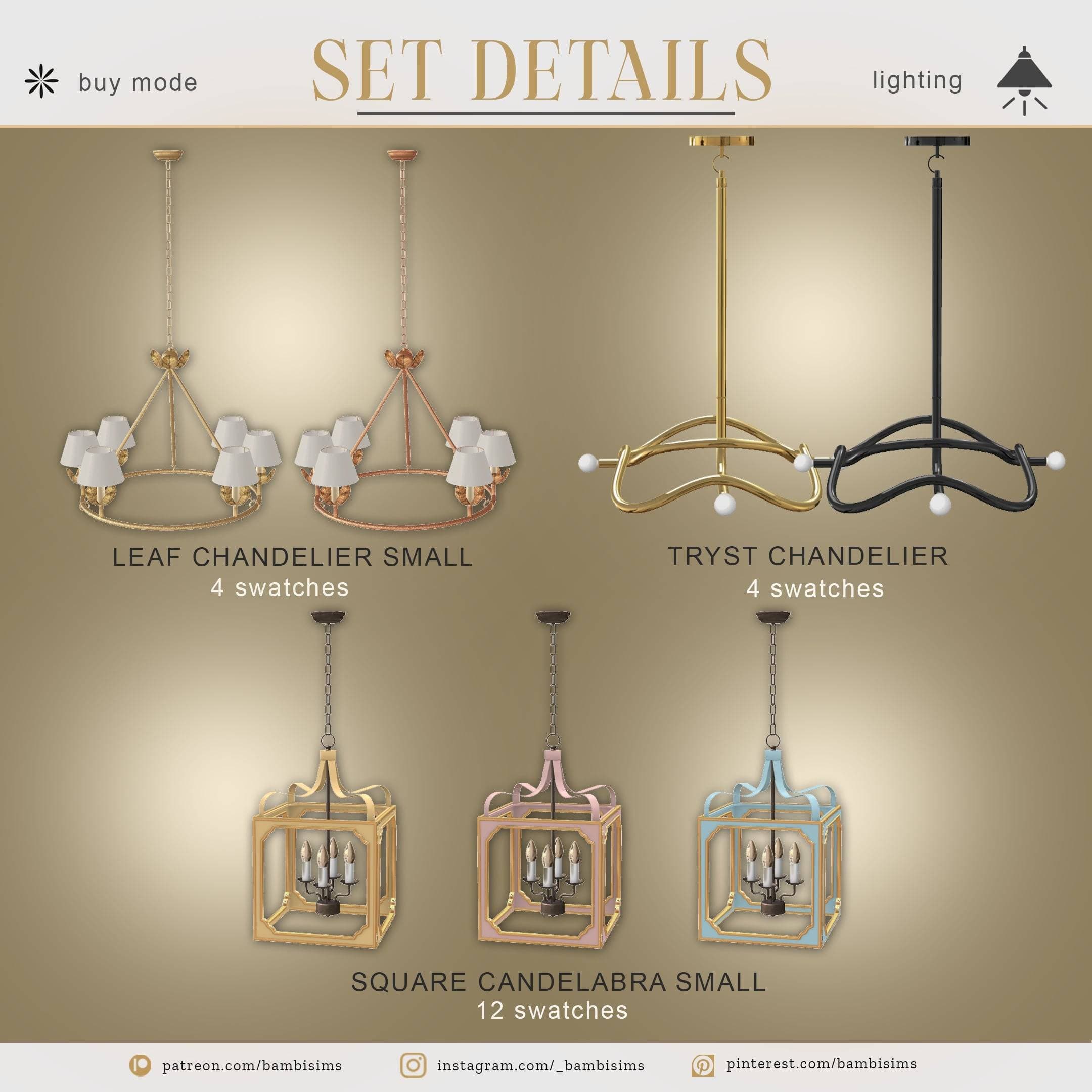 Галерея мода Коллекция светильников Soma Lights Vol.1 #3